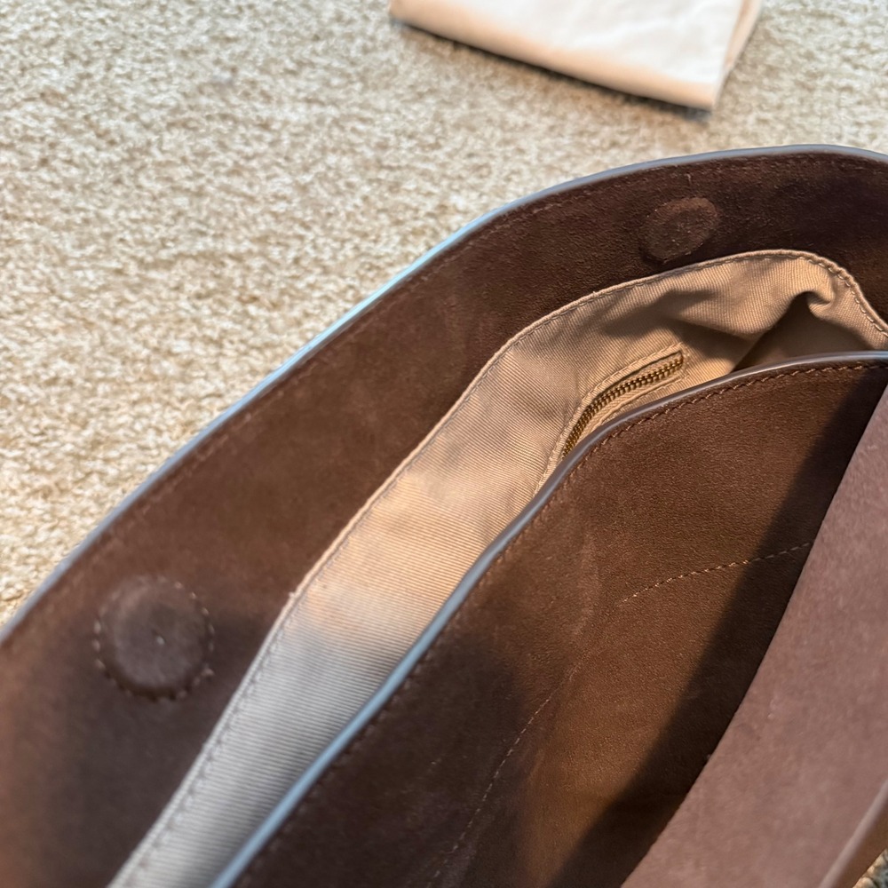 Rag &‎ Bone Clinton bucket bag chocolate brown  leather suede minimalist slouchy - Picture 11 of 11